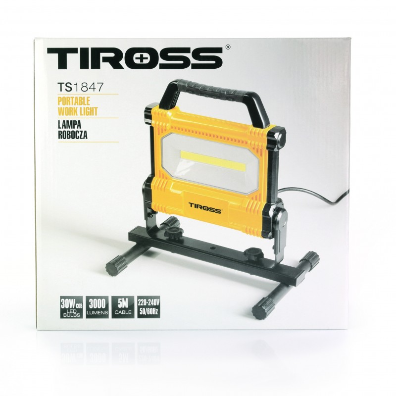 TIROSS TS-1847 Lampa robocza 30W Reflektor