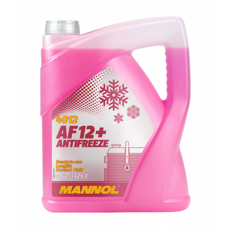 MANNOL Antifreeze AF12+ (-40 °C) Longlife płyn do chłodnic 5l czerwony