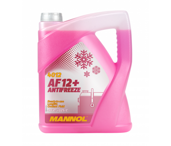 MANNOL Antifreeze AF12+ (-40 °C) Longlife płyn do chłodnic 5l czerwony