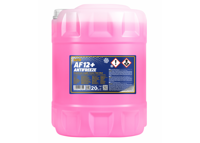 MANNOL Antifreeze AF12+ (-40 °C) Longlife płyn do chłodnic 20l czerwony