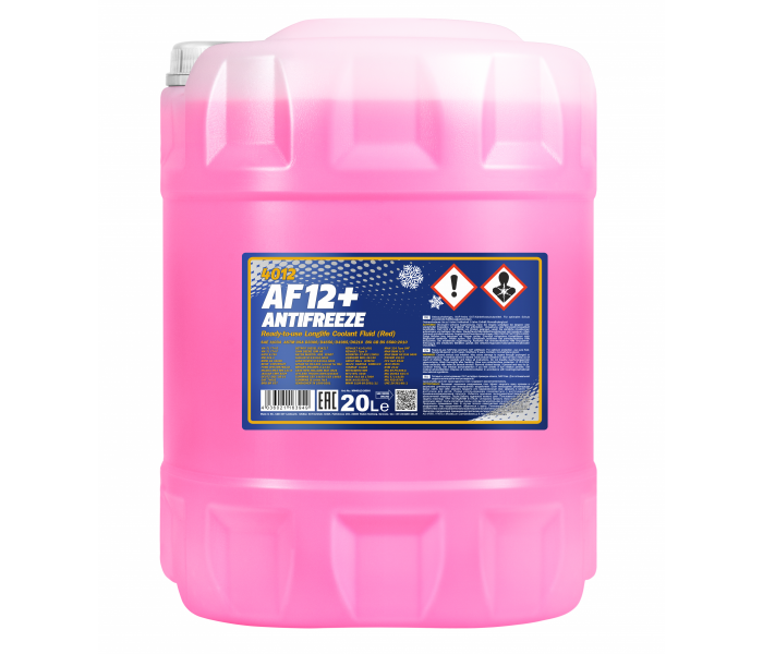 MANNOL Antifreeze AF12+ (-40 °C) Longlife płyn do chłodnic 20l czerwony