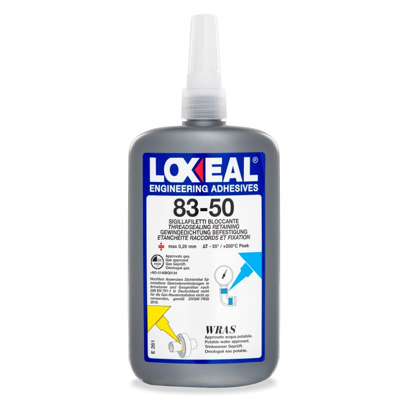 LOXEAL 83-50 Klej do instalacji gazowych i wody pitnej 250ml