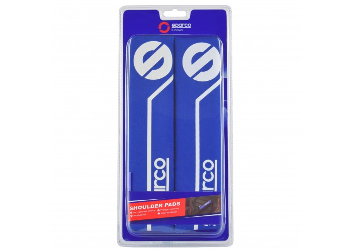 SPARCO SHOULDER PADS (niebieskie)