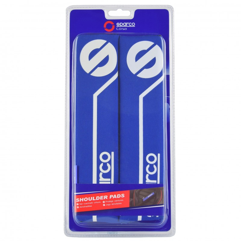 SPARCO SHOULDER PADS (niebieskie)