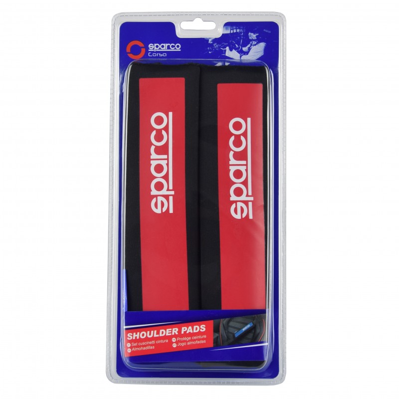 SPARCO SHOULDER PADS (czerwone)