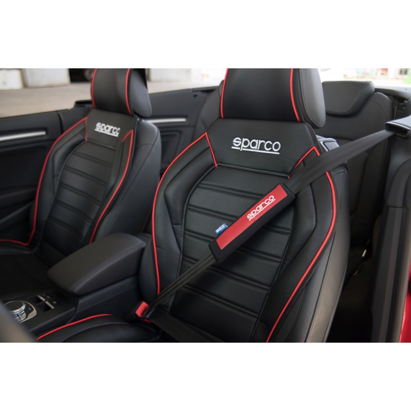 SPARCO SHOULDER PADS (czerwone)