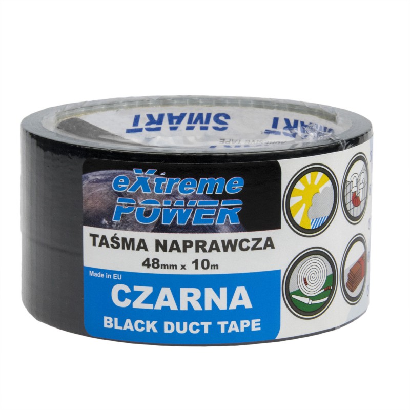 SMART Taśma naprawcza DUCT TAPE czarna 48 mm x 10m