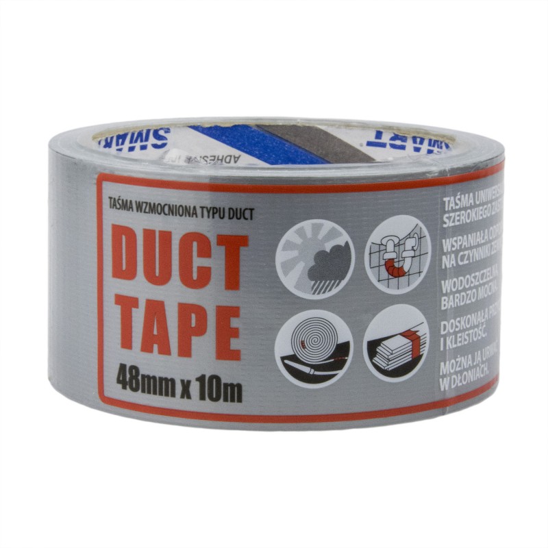 SMART Taśma naprawcza DUCT TAPE srebrna 48 mm x 10 m