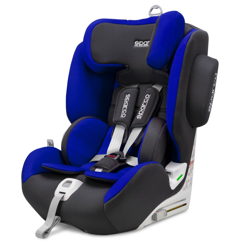 Fotelik SPARCO SK1000I ISOFIX 9-36kg Niebieski