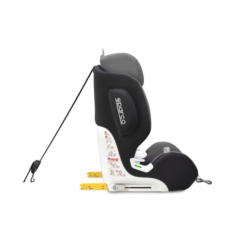 Fotelik SPARCO SK1000I ISOFIX 9-36kg Czerwony