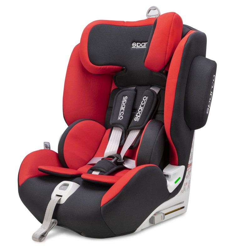 Fotelik SPARCO SK1000I ISOFIX 9-36kg Czerwony