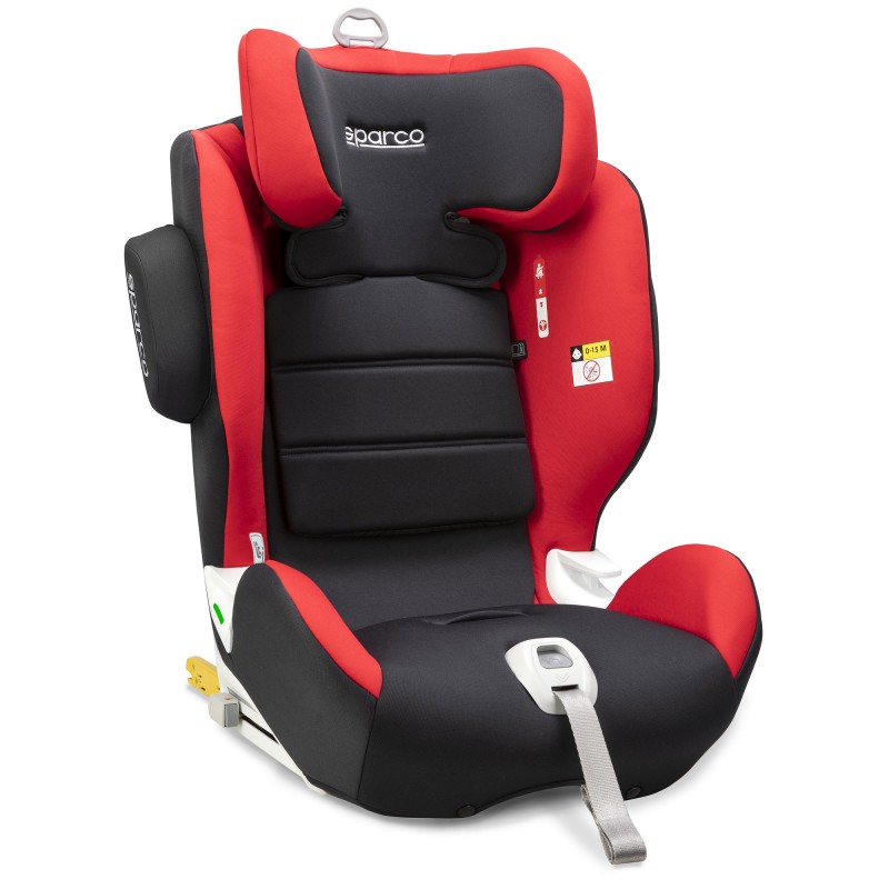 Fotelik SPARCO SK1000I ISOFIX 9-36kg Czerwony