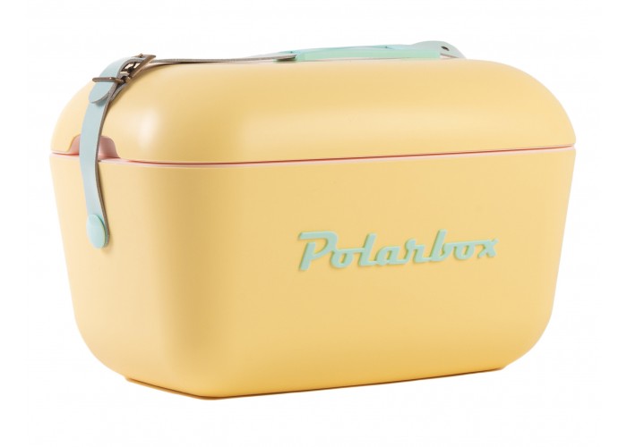 Lodówka turystyczna Polarbox PoP 12 L żółta Vintage