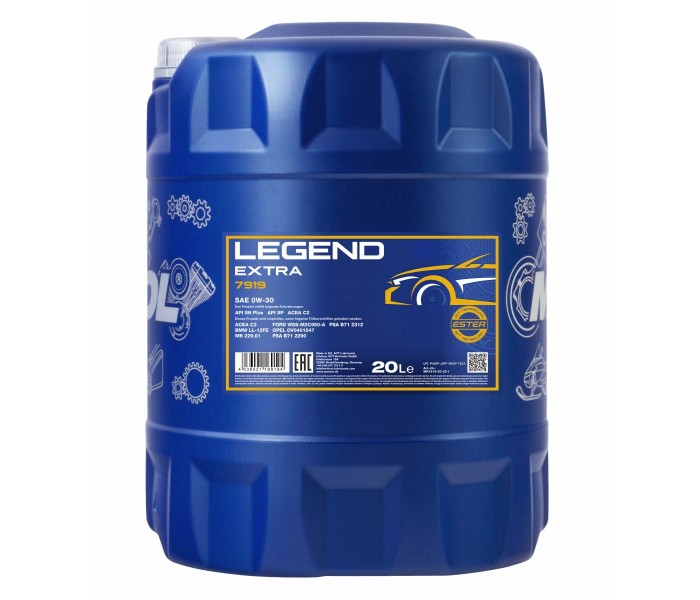 Mannol 7919 Legend Extra 0W - 30 Olej syntetyczny 20l