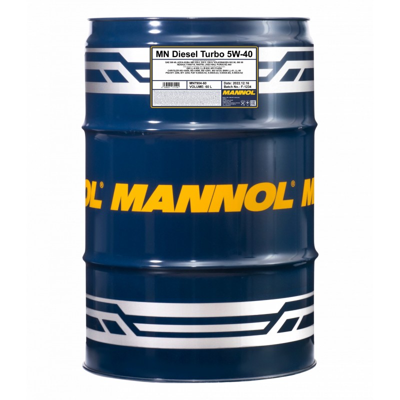 Mannol 7904 Diesel 5W-40 60l olej silnikowy Grupa VW