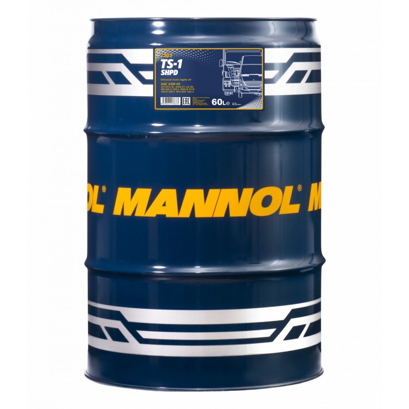 Mannol 7101 TS-1 SHPD 15W-40 Olej do ciężarówek 60 L