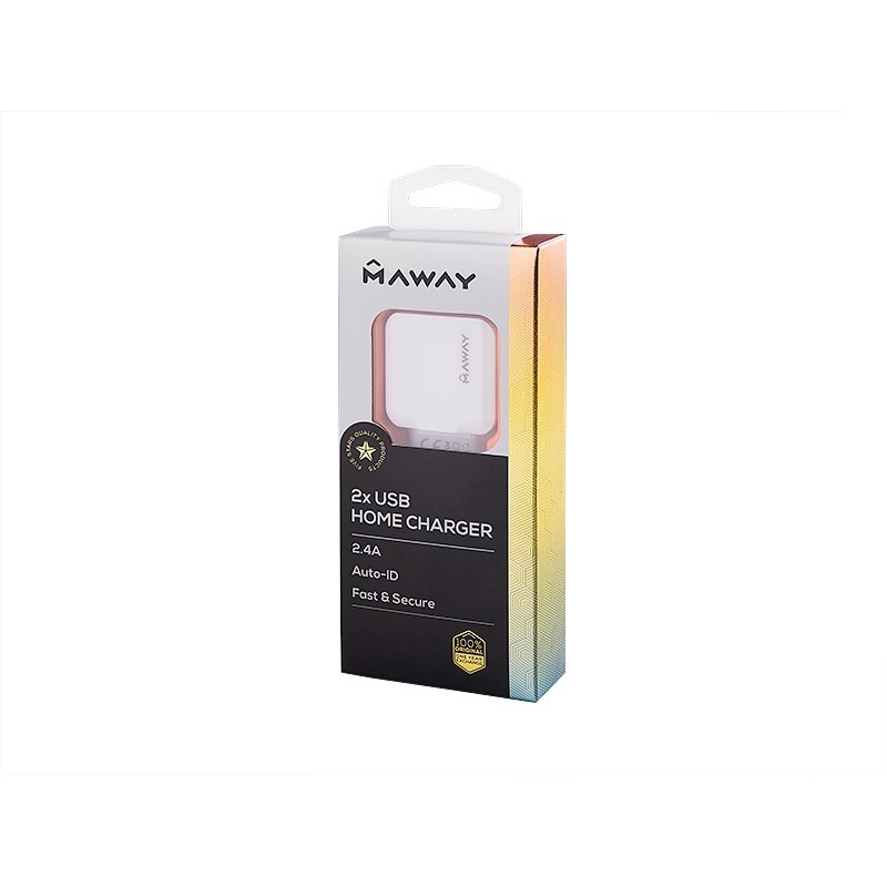 WAYME Ładowarka sieciowa 2x USB 2.4A