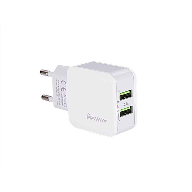 WAYME Ładowarka sieciowa 2x USB 2.4A