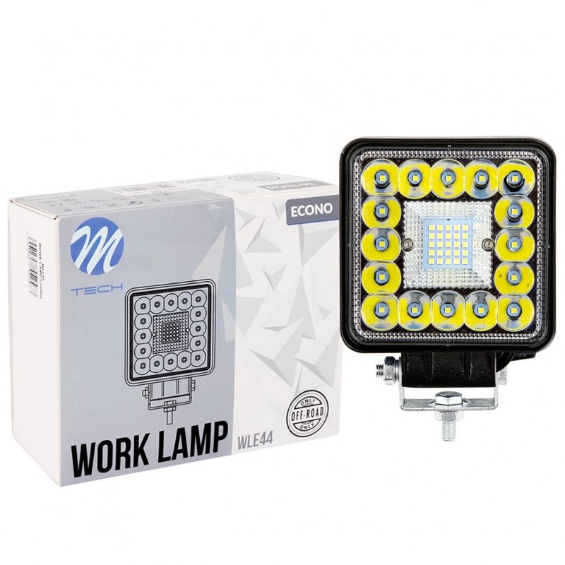 Lampa robocza M-TECH ECONO WLE44 - 4` 41xSMD3030 - SQUARE 42W 10-30V COMBO