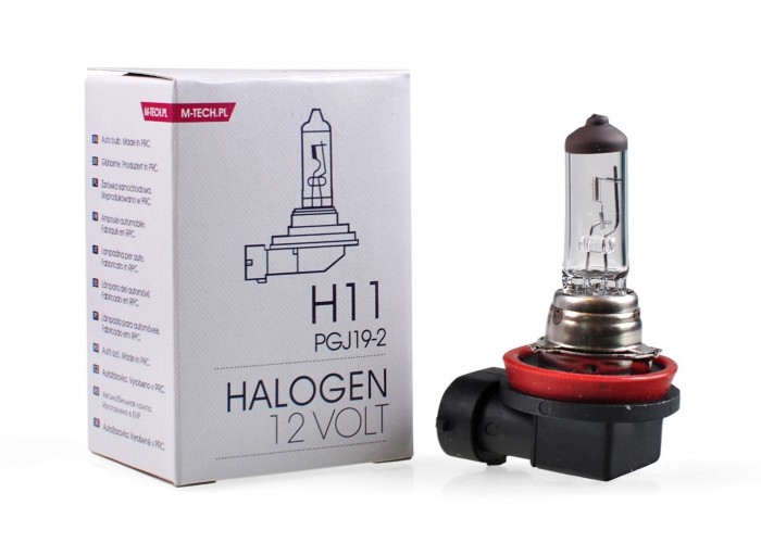 Żarówka halogenowa M-TECH H11 12V 55W PGJ19-2