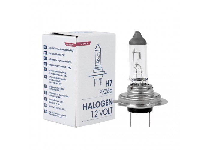 ŻARÓWKA HALOGENOWA M-TECH H7 12V 55W PX26d