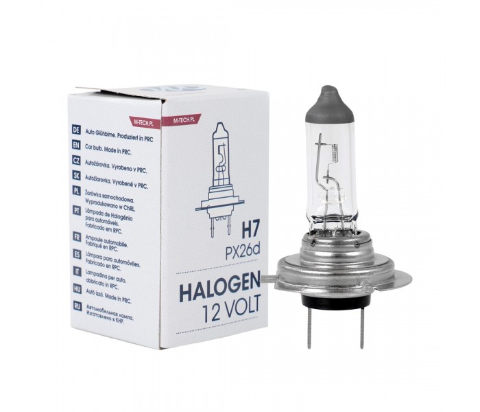 ŻARÓWKA HALOGENOWA M-TECH H7 12V 55W PX26d