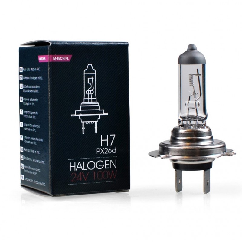 Żarówka halogenowa M-TECH H7 24V 100W PX26d