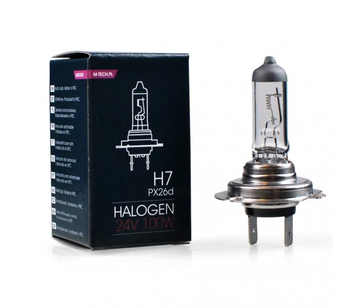 Żarówka halogenowa M-TECH H7 24V 100W PX26d