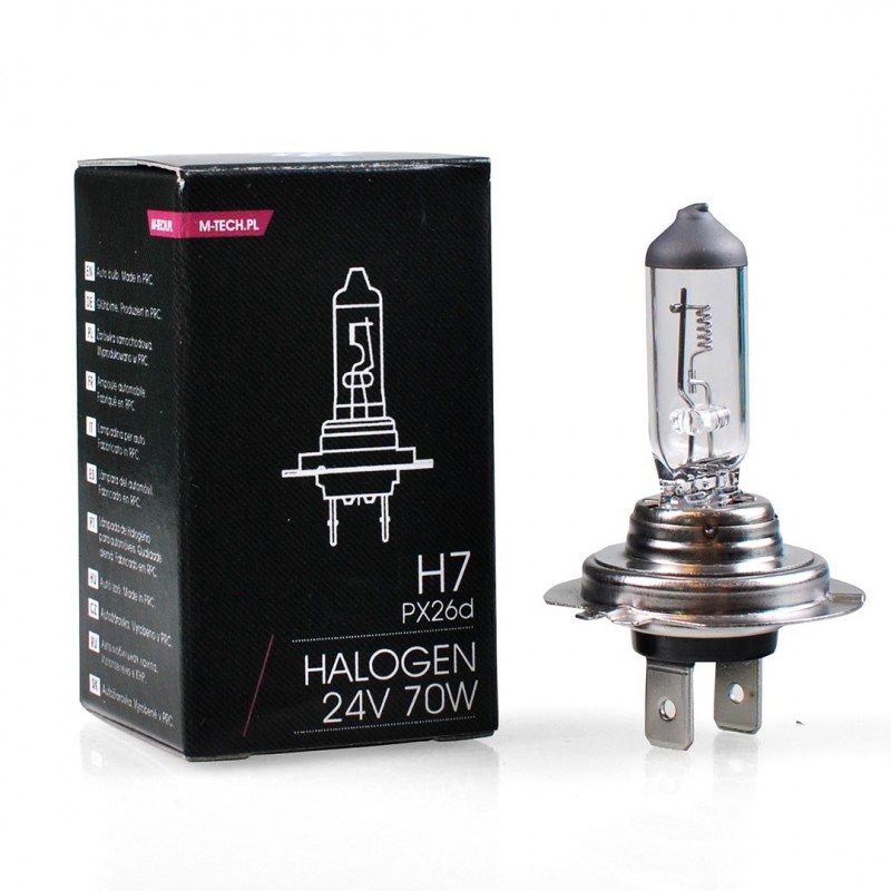 Żarówka halogenowa M-TECH H7 24V 70W PX26d