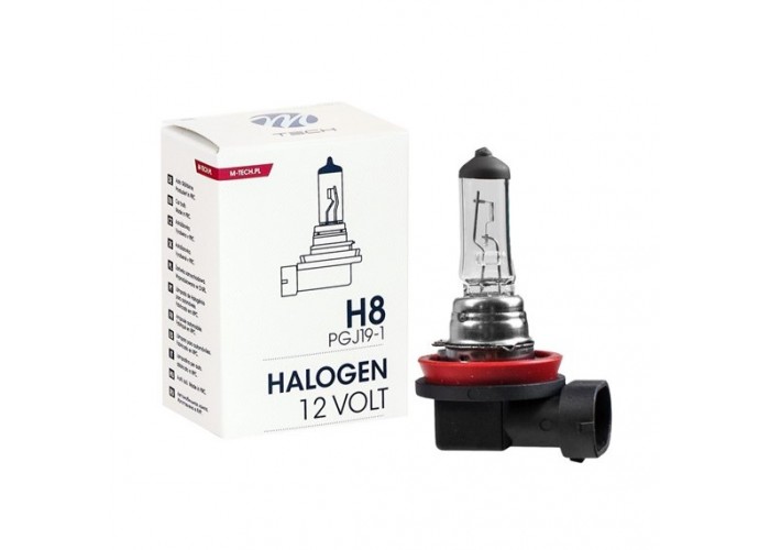 Żarówka halogenowa M-TECH H8 12V 35W PGJ19-1