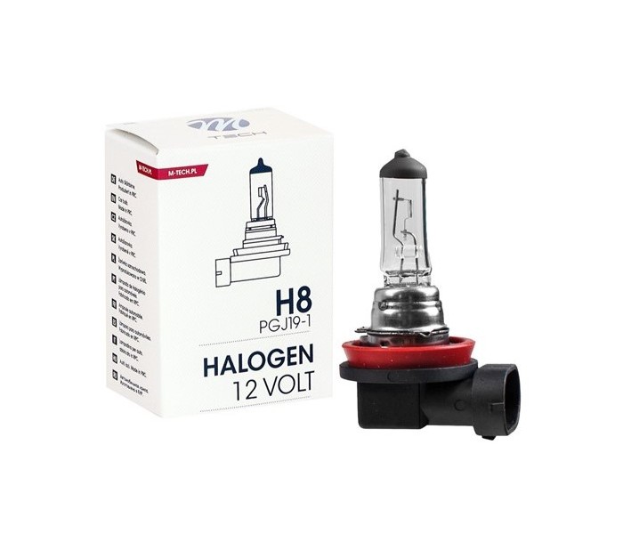 Żarówka halogenowa M-TECH H8 12V 35W PGJ19-1