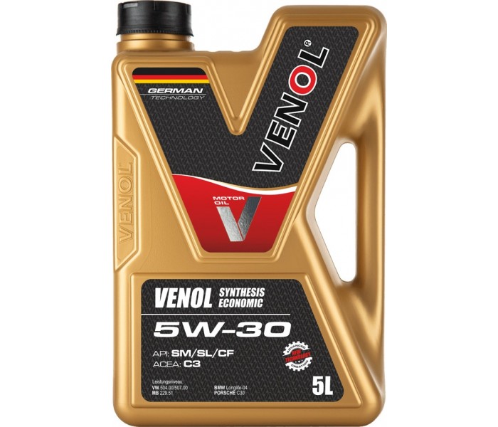 Venol Synthesis Economic SM SL CF 5W30 C3 5L VW