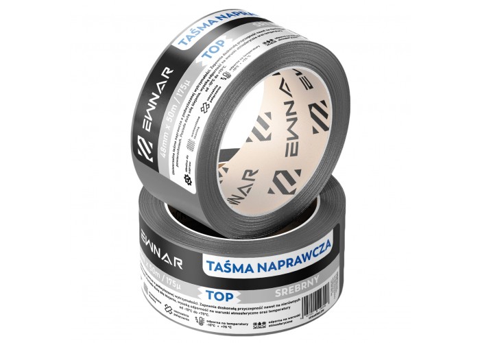 Taśma naprawcza EWNAR 48mm x 50m TOP Duct Tape srebrna