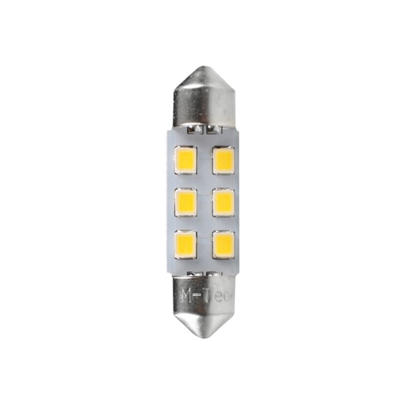 M-TECH ECONO LB028W zestaw C5W 2szt. 6xLED białe