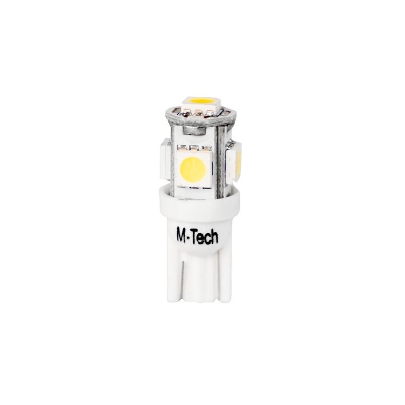 M-TECH ECONO LB054W Żarówka W5W 2szt. 5xLED białe