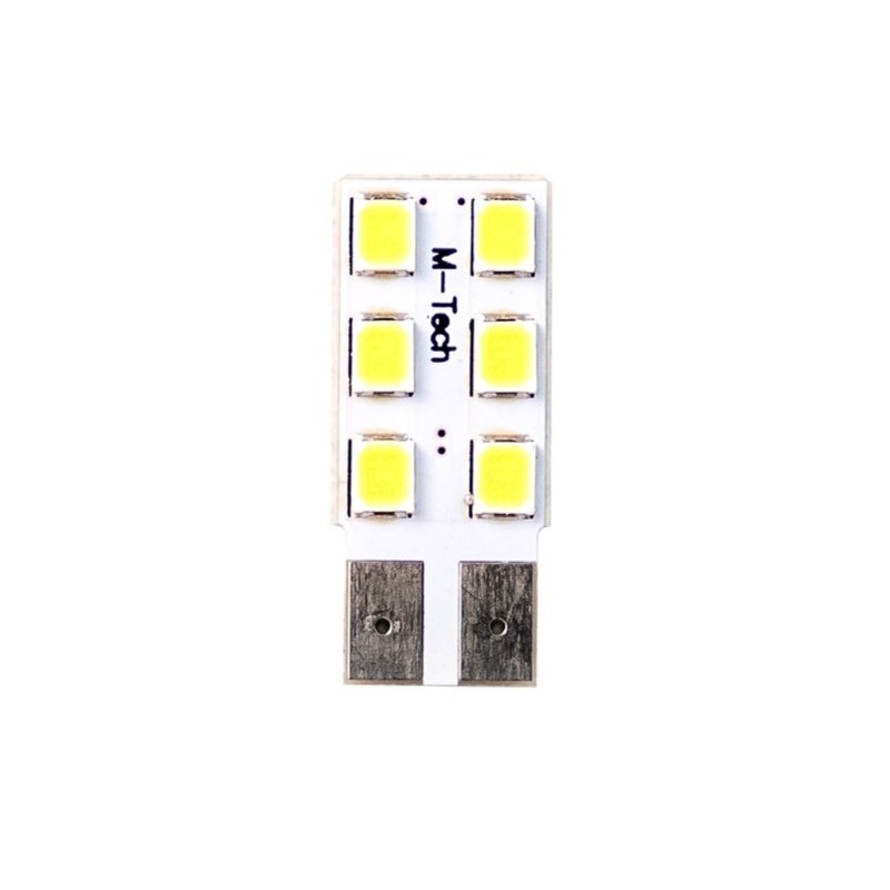 M-TECH ECONO LB083W Żarówka W5W 2szt. 6xLED białe