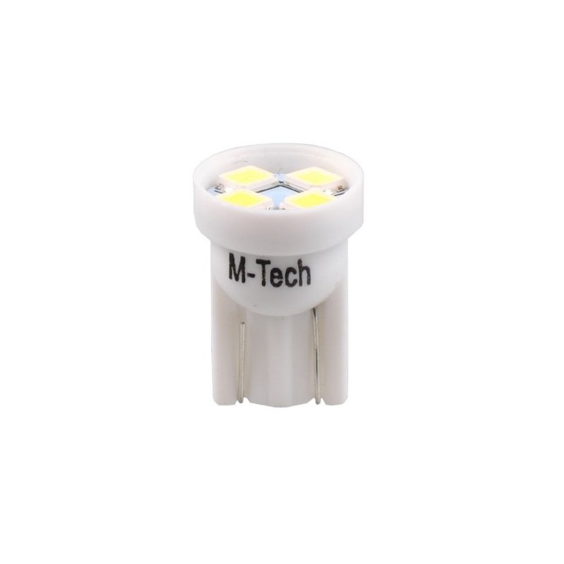 M-TECH Heavy Duty LB917W Żarówka W5W 2szt. 4xLED białe TIR