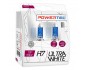 PowerTec Zestaw żarówek H7 12 V 55W 5000K Ultra White