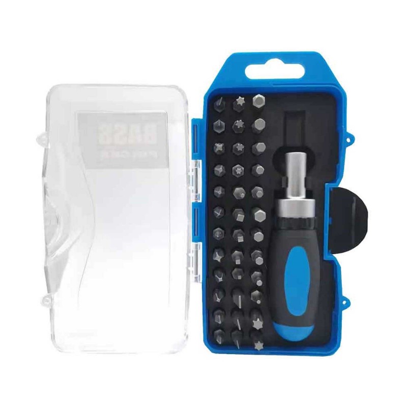 Zestaw Bitów Udarowych CRV z Grzechotką – 36 Elementów + 10 Lat Gwarancji