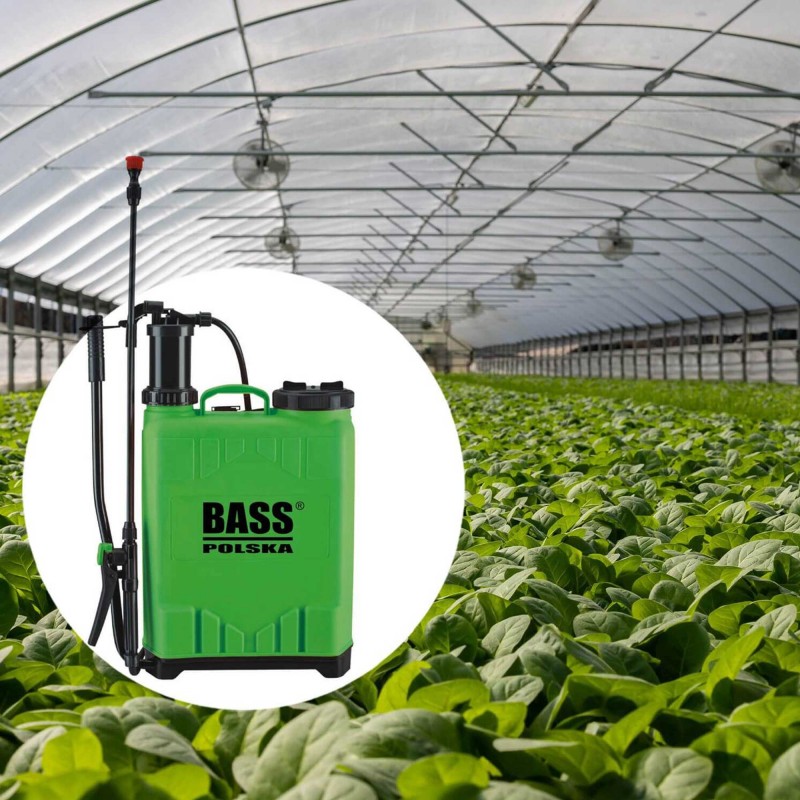 Ręczny Opryskiwacz Ciśnieniowy Bass Polska 12L – Uniwersalne Narzędzie do Oprysku Roślin