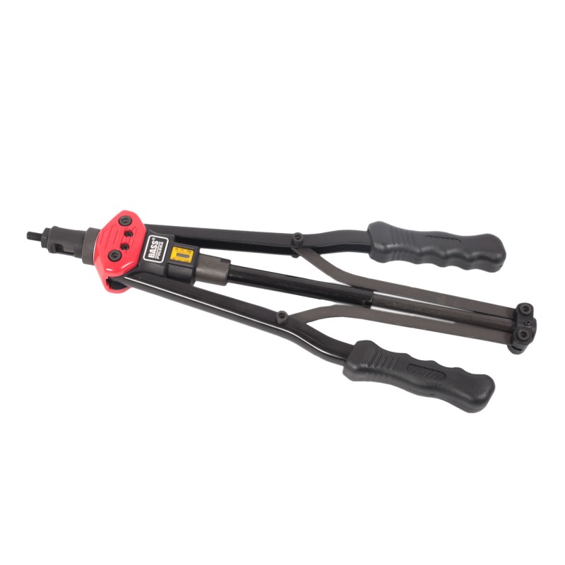  Nitownica dźwigniowa do nitonakrętek Bass Polska BP-2904 – M3–M10, 440 mm, z zestawem końcówek