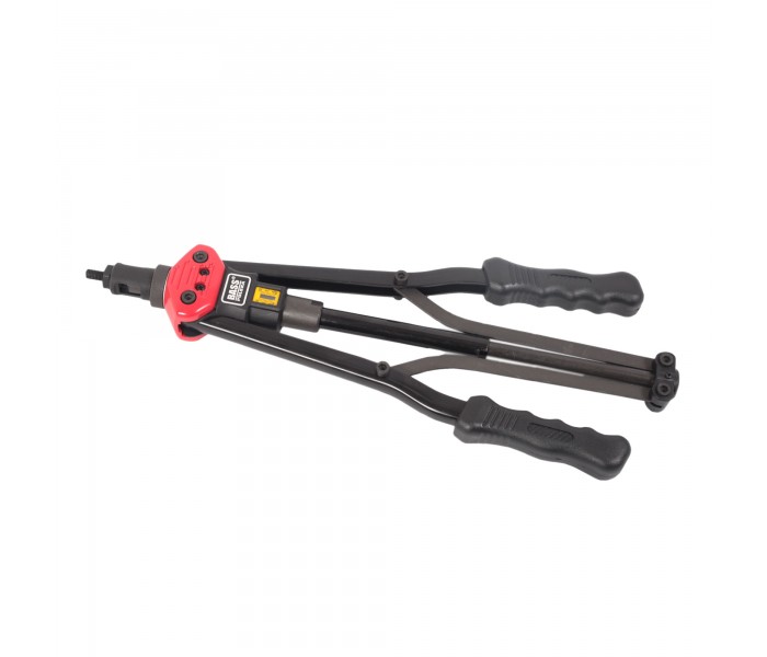 Nitownica dźwigniowa do nitonakrętek Bass Polska BP-2904 – M3–M10, 440 mm, z zestawem końcówek