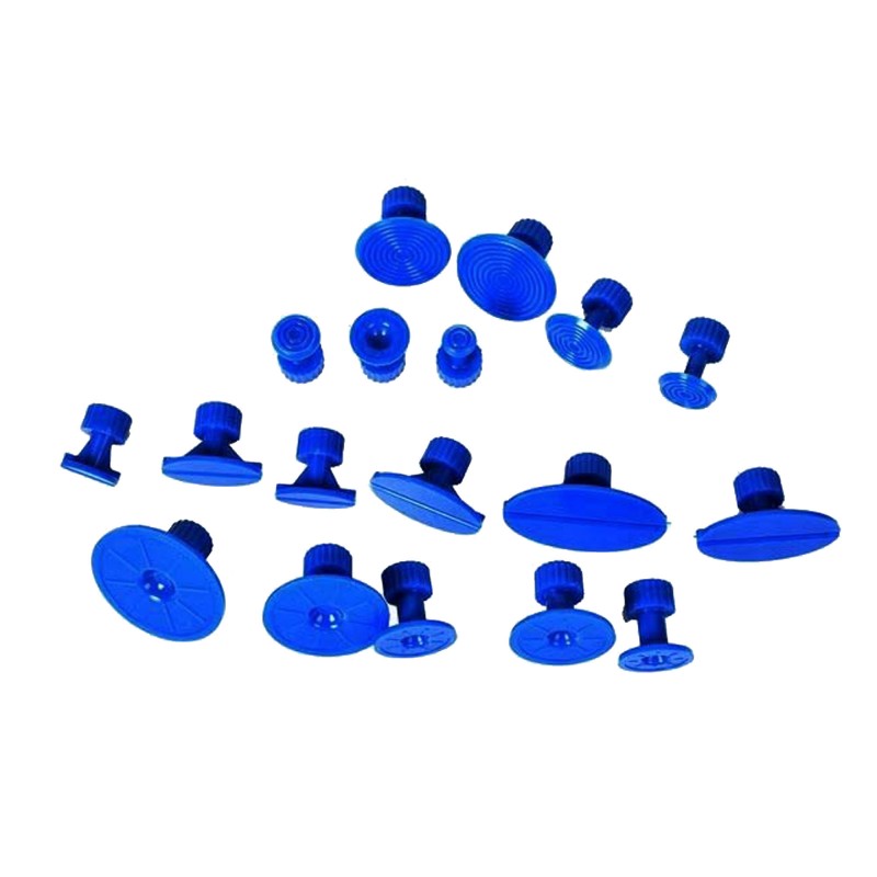 Zestaw do usuwania wgnieceń PDR Bass Polska — 32 elementy, pistolet na gorąco, puller, adaptery i akcesoria