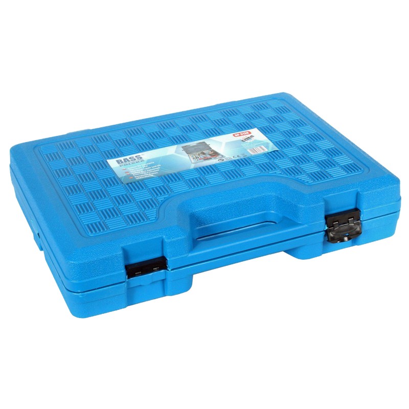 Zestaw do usuwania wgnieceń PDR Bass Polska — 32 elementy, pistolet na gorąco, puller, adaptery i akcesoria