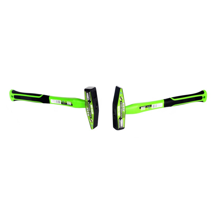 Młotek ślusarski Bass Polska 500 g – fiberglass, antypoślizgowy uchwyt, 10 lat gwarancji