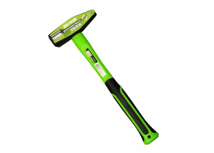 Młotek ślusarski Bass Polska 1000 g – fiberglass, antypoślizgowy uchwyt, 10 lat gwarancji