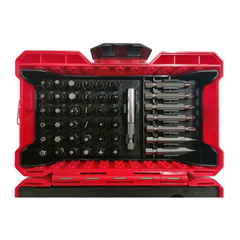 Elektryczny wkrętak akumulatorowy 3,6 V z zestawem 45 bitów – Bass Polska 5223