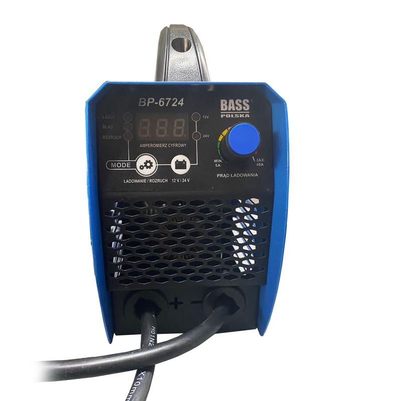Prostownik z rozruchem inwerterowy 12V / 24V, 50A ~ 500A – model 6724