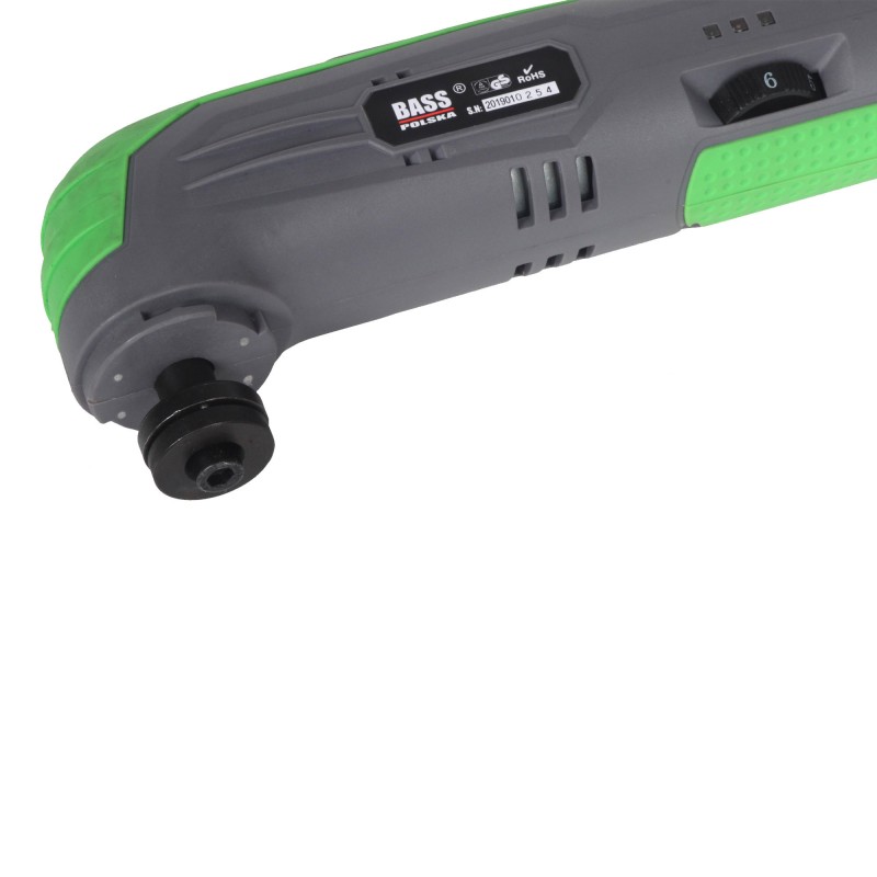  Akumulatorowa szlifierka wielofunkcyjna Bass Polska 20 V, 3 Ah - bez akumulatora