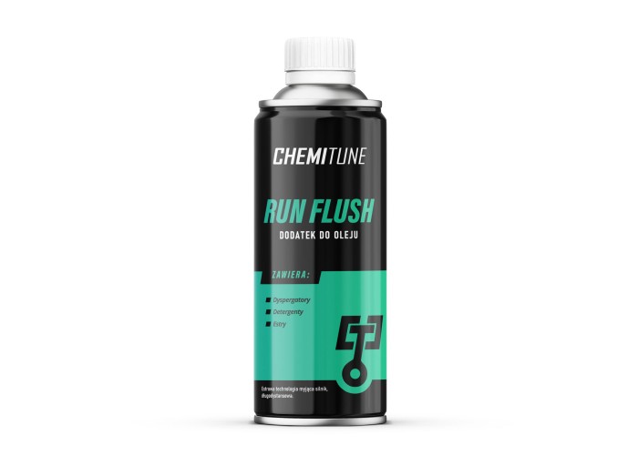 RUN FLUSH Chemitune – Profesjonalne czyszczenie wnętrza silnika